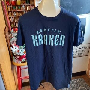 NWT Seattle Kraken Navy T-Shirt Fanatics Size M